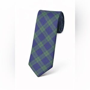 NEW! Original Penguin Navy and Forest Green Plaid Tie